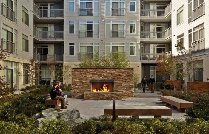 Residential, Outdoor Amenities, Data, Luxury, Urban living, Fireplace, zen garden