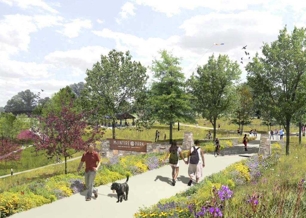 East McIntire Park Master Plan - Mahan Rykiel Associates